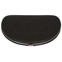 Windrose Beluga Schmuckkasten Leder 13.5 cm schwarz