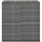 vidaXL Garten-Kissenbox 100 x 49 x 103,5 cm Grau