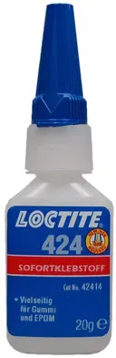 424 Kunststoff-Sofortklebstoff farblos, niedrigviskos, 20gr Flasche - farblos/transparent