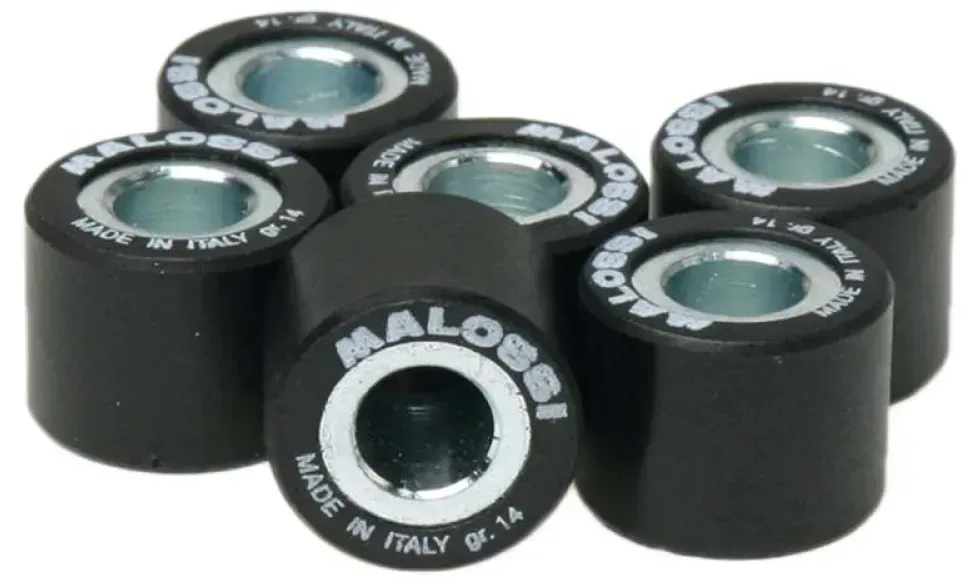 Malossi 6614705.e0 Variomatik Rollen 3 Einheiten - Silver - 18x14 / 12g