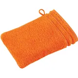 Waschhandschuh 16 x 22 cm orange