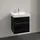 Villeroy & Boch Collaro Waschtischunterschrank C008B0AB 55,4x54,6x44,4cm, Waschbecken mittig, LED-Beleuchtung, Black oak