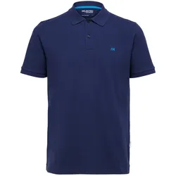 Selected Homme Herren Poloshirt SLHDANTE Blau 16087839 S