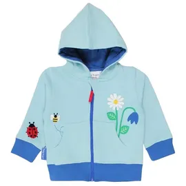 Toby Tiger Sweatjacke mit Marienkäfer Applikation in blau | Gr.: 80