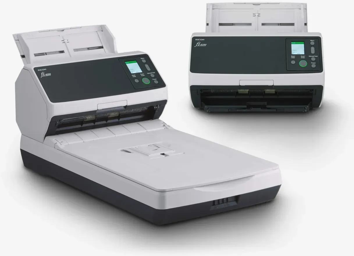 Ricoh (Fujitsu) fi-8290 escáner de documentos para grupos de trabajo con unidad de vidrio plano