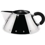 Alessi Rahmkännchen aus Edelstahl mit Griff aus PA, schwarz