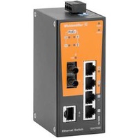 Weidmüller IE-SW-BL06T-1TX-4POE-1ST Industrial Ethernet Switch 10 / 100 MBit/s