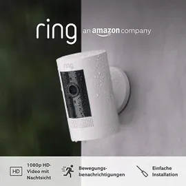 Ring Stick Up Cam Akku Weiß