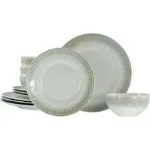 CreaTable Celadon Tellerset 12-tlg. Mehrfarbig/Beige
