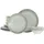 CreaTable Celadon Tellerset 12-tlg. Mehrfarbig/Beige