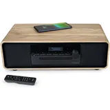 Bigben MIC300I (Bluetooth, CD Player, 2x 30 W), Stereoanlage, Schwarz, Braun, Mehrfarbig