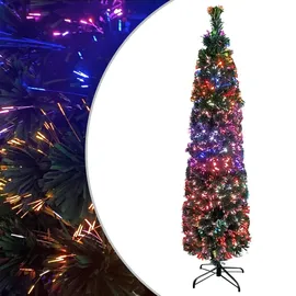 vidaXL Künstlicher Weihnachtsbaum Schlank grün 120 cm