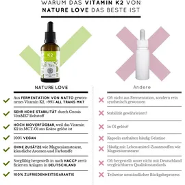 Nature Love Vitamin K2 Tropfen 50 ml