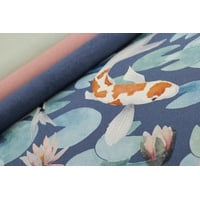 Rasch Textil Rasch Vliestapete 409444 Kimono koifische blau, 10,05 x 0,53 m