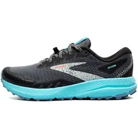 Brooks Divide 4 Sneaker, Black/Ebony/Bluefish, 40.5 EU - 40.5 EU