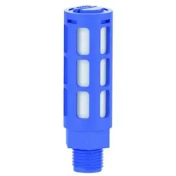 Kunststoff-Schalldämpfer, Polyethylen-Dämpferelement, G 3/4"