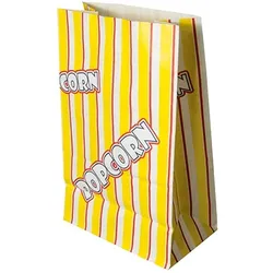 Papstar 100 Popcorn Tüten, Pergament-Ersatz 2,5 l 22 cm x 14 cm x 8 cm "Popcorn" fettdicht