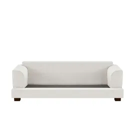 Soho Couch Webstoff 3-Sitzer Weiß