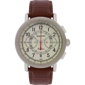 Gigandet Red Baron IV Edelstahl Leder 44 mm G19-001