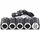 PNI Auto Feuerzeug Splitter PNI Feuerzeug 04 12V / 24V 4 Ausgänge, 2xUSB, LED-Anzeige
