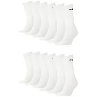 Puma Tennissocken 12er Pack Weiß 35-38