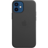 Apple iPhone 12 mini Leder Case mit MagSafe schwarz