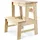 Kadax Holzhocker Kiefer 30 x 20 x 20 cm Natürlich
