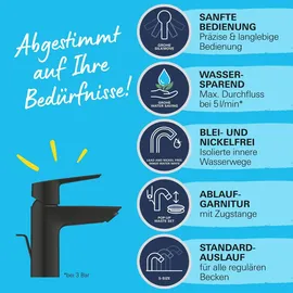 Grohe Start Einhandmischer Mattschwarz