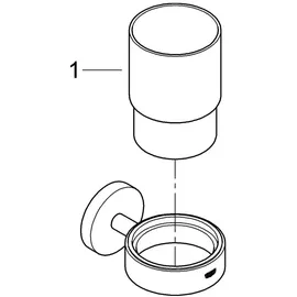Grohe Essentials verdeckte Befestigung, chrom