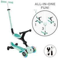 GLOBBER Go Up Active 360 mint, mit Leuchtrollen