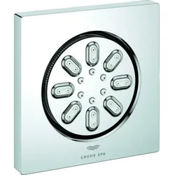Grohe Seitenbrause CUBE RAINSHOWER AQUA, eckig chrom