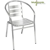 Mojawo Mojawo® Aluminium Stapelstuhl Bistrostuhl Gartenstuhl Campingstuhl