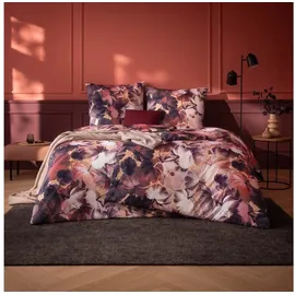 Estella Pia Floral Rot 135 x 200 cm + 80 x 80 cm