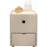 Jockenhöfer Gruppe Nachtkonsole »Lancy«, mit LED-Beleuchtung beige