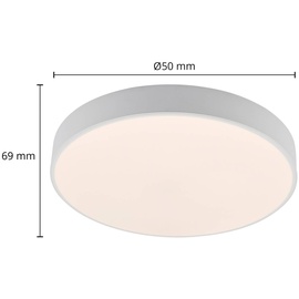 LINDBY Simera LED-Deckenleuchte 50cm, weiß