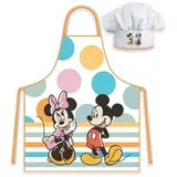 Disney Mickey Mouse Küchenset Schürze & Mütze | Gr.: onesize