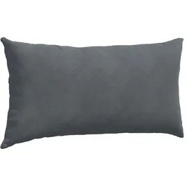 vidaXL Sofakissen 2 Stück Dunkelgrau 80 x 40 cm Cordstoff