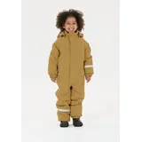 ZigZag Schneeoverall ZIGZAG "Vally", Mädchen, Gr. 128, EURO-Größen, beige (hellbraun), 100% Polyester, lang, Overalls, mit wasser- und winddichter TPU-Membran