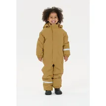 ZigZag Schneeoverall ZIGZAG "Vally", Mädchen, Gr. 128, EURO-Größen, beige (hellbraun), 100% Polyester, lang, Overalls, mit wasser- und winddichter TPU-Membran