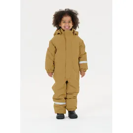 ZigZag Schneeoverall ZIGZAG "Vally", Mädchen, Gr. 128, EURO-Größen, beige (hellbraun), 100% Polyester, lang, Overalls, mit wasser- und winddichter TPU-Membran
