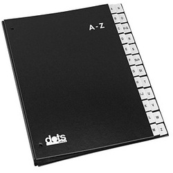 dots Pultordner A-Z schwarz