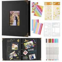 Luxuskollektion Fotobuch Schwarz zum Selbstgestalten, 160