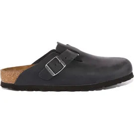 Birkenstock Boston Nubukleder geölt schwarz 38