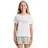 Roxy Kurzarm-T-Shirt LILYREGULAR Night Girls Weiß
