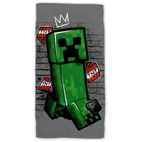 Minecraft Metro Art Creeper Badetuch 70 x 140 cm mehrfarbig