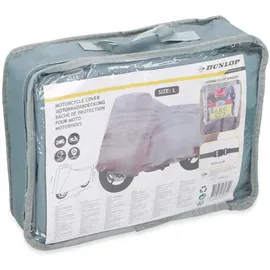 Dunlop Motorradabdeckung Größe L 228x99x124/75 cm Grau