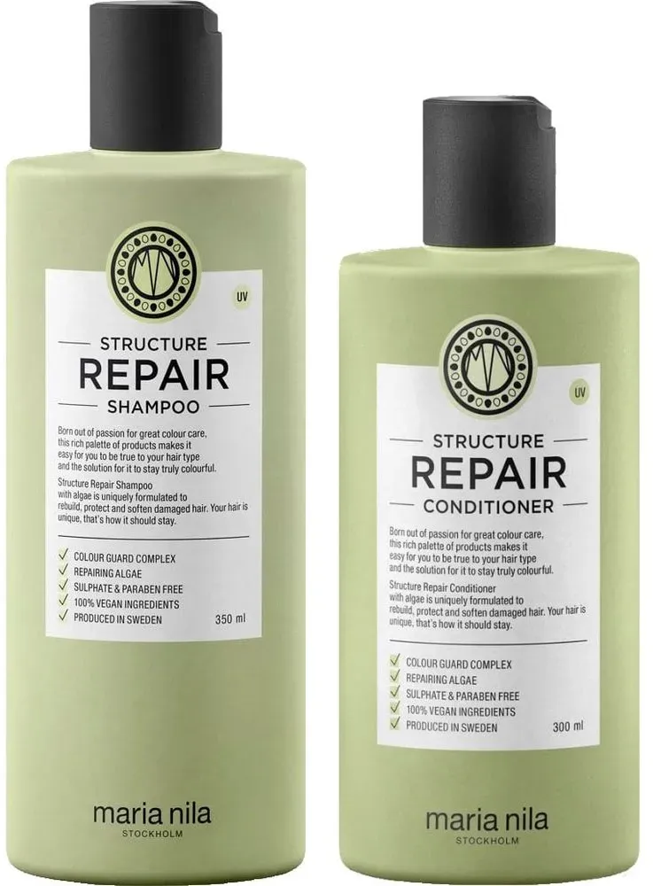 Maria Nila Structure Repair Set - Shampoo 350 ml + Conditioner 300 ml