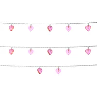 MARELIDA LED Lichterkette Herzen - 10 warmweiße LED -