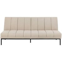 MID.YOU Schlafsofa Beige - 198x87x95 cm,