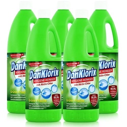 DanKlorix DanKlorix Hygiene-Reiniger Grüne Frische 1,5L – Mit Aktiv-Chlor (5er P Allzweckreiniger